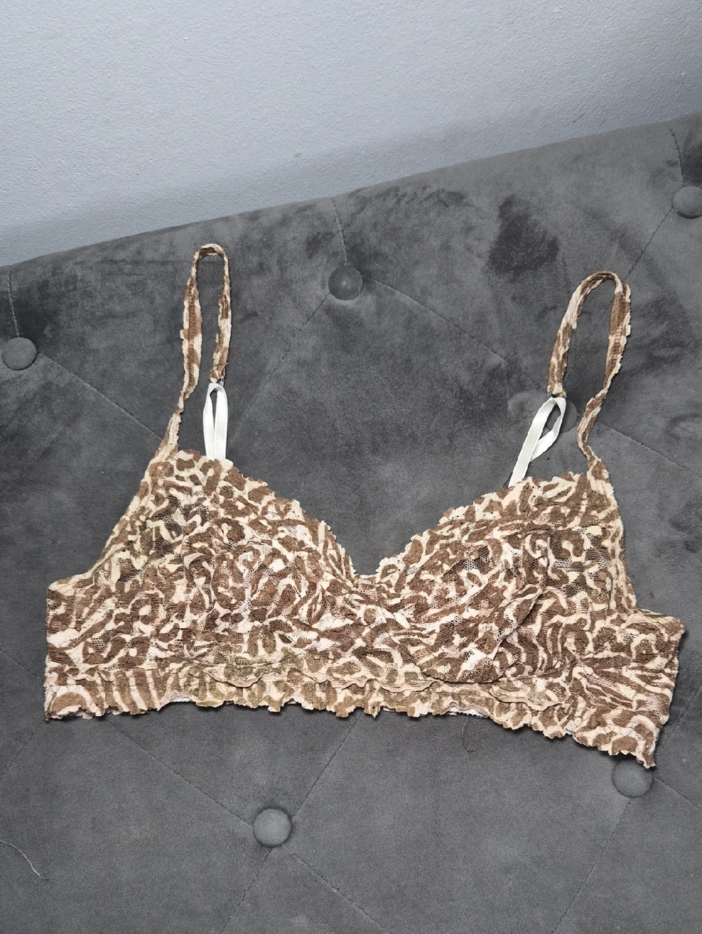 Animal Print Lace Bralette Medium Hanky Panky